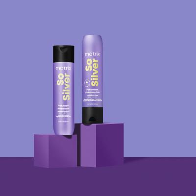 Matrix So Silver Purple Conditioner Balzam za lase za ženske 300 ml