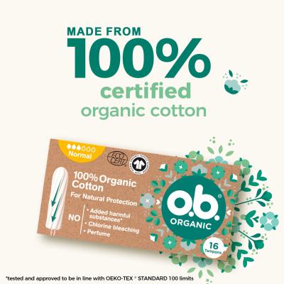 o.b. Organic Normal Tampon za ženske Set