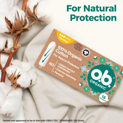 o.b. Organic Normal Tampon za ženske Set