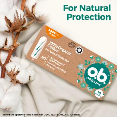 o.b. Organic Super Tampon za ženske Set