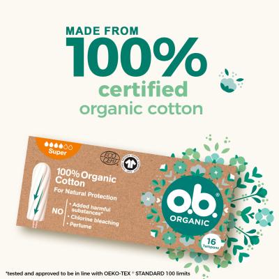 o.b. Organic Super Tampon za ženske Set