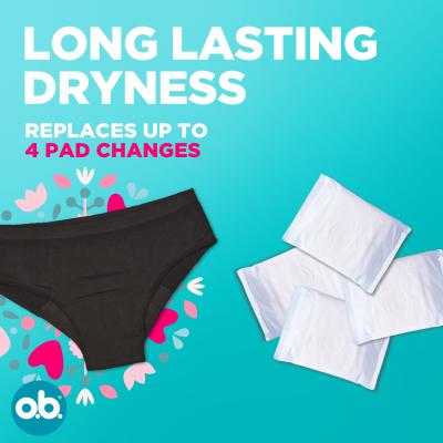 o.b. Period Underwear XS/S Menstrualne hlačke za ženske 1 kos