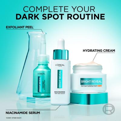 L&#039;Oréal Paris Bright Reveal Dark Spot Hydrating Cream SPF50 Dnevna krema za obraz 50 ml poškodovana škatla