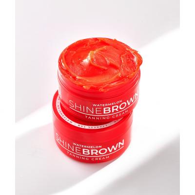 Byrokko Shine Brown Watermelon Tanning Cream Zaščita pred soncem za telo za ženske 200 ml