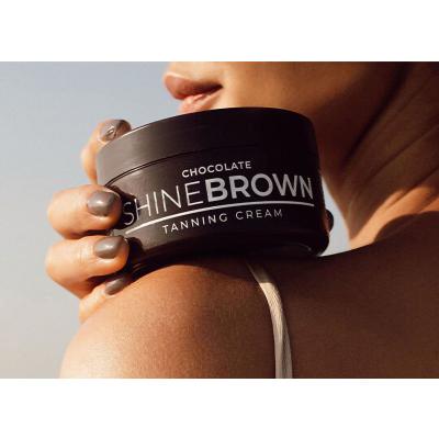 Byrokko Shine Brown Chocolate Tanning Cream Zaščita pred soncem za telo za ženske 200 ml