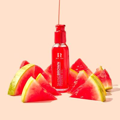 Byrokko Shine Brown Watermelon Tanning Oil Zaščita pred soncem za telo za ženske 145 ml