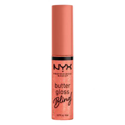 NYX Professional Makeup Butter Gloss Bling Glos za ustnice za ženske 8 ml Odtenek 02 Dripped Out