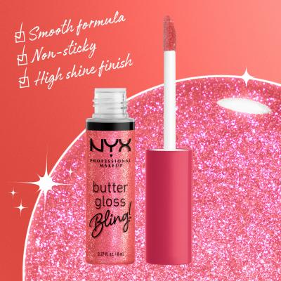 NYX Professional Makeup Butter Gloss Bling Glos za ustnice za ženske 8 ml Odtenek 05 She Got Money