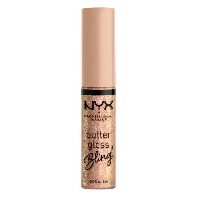 NYX Professional Makeup Butter Gloss Bling Glos za ustnice za ženske 8 ml Odtenek 01 Bring The Bling