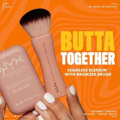 NYX Professional Makeup Buttermelt Bronzer Bronzer za ženske 5 g Odtenek 01 Butta Cup