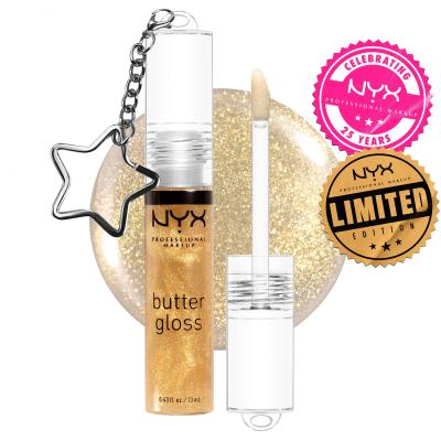 NYX Professional Makeup Butter Gloss Limited Edition Glos za ustnice za ženske 13 ml Odtenek 25K Gold