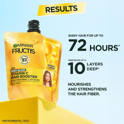 Garnier Fructis Vitamin C Hair Booster Maska za lase za ženske 60 ml