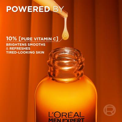 L&#039;Oréal Paris Men Expert Hydra Energetic Vitamin C Shot Serum Serum za obraz za moške 30 ml