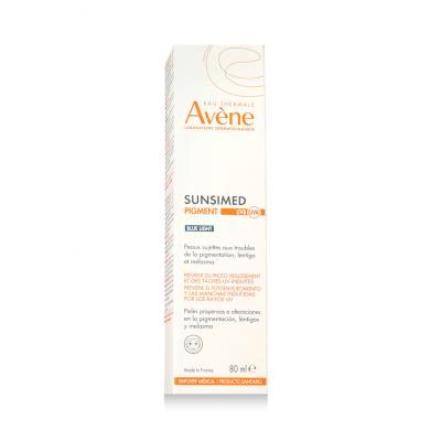 Avene Sun Sunsimed Pigment Zaščita pred soncem za telo 80 ml