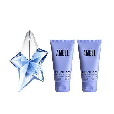 Mugler Angel SET2 Darilni set parfumska voda 25 ml + losjon za telo 50 ml + gel za prhanje 50 ml