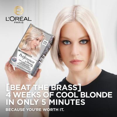 L&#039;Oréal Paris Préférence Le Blonding Toner Barva za lase za ženske 60 ml Odtenek Platinum Ice poškodovana škatla