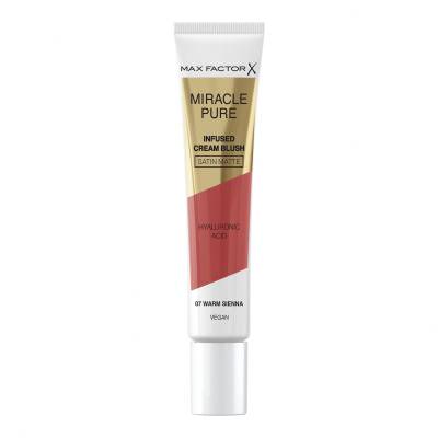 Max Factor Miracle Pure Infused Cream Blush Rdečilo za obraz za ženske 15 ml Odtenek 07 Warm Sienna