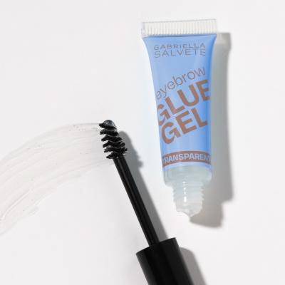 Gabriella Salvete Denim Story Brow Style Eyebrow Glue Gel Maskara za obrvi za ženske 6 ml Odtenek Transparent