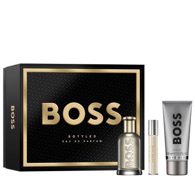 HUGO BOSS Boss Bottled Darilni set parfumska voda 100 ml + parfumska voda 10 ml + gel za prhanje 100 ml