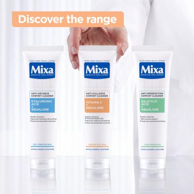 Mixa Vitamin C+ Squalane Anti-Dullness Comfort Cleanser Čistilni gel 150 ml