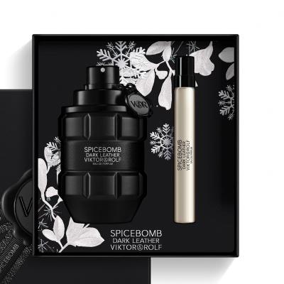 Viktor &amp; Rolf Spicebomb Dark Leather Darilni set parfumska voda 90 ml + parfumska voda 10 ml