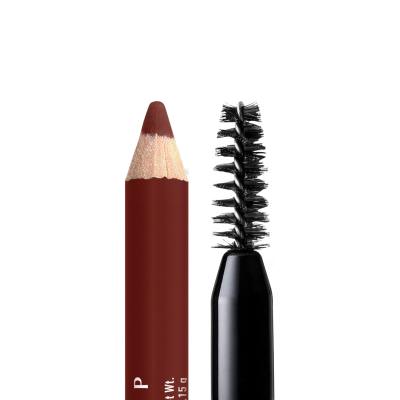 NYX Professional Makeup Powder Louder Brow Pencil Svinčnik za obrvi za ženske 1,15 g Odtenek 04 Black Cherry