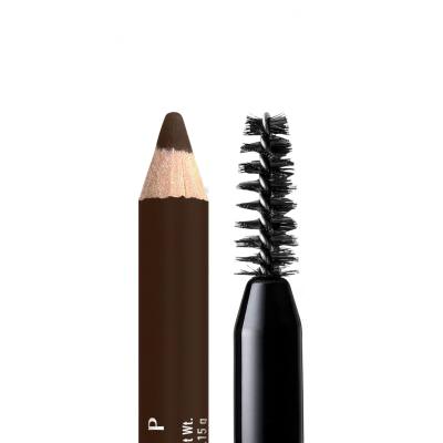 NYX Professional Makeup Powder Louder Brow Pencil Svinčnik za obrvi za ženske 1,15 g Odtenek 08 Deep Brown