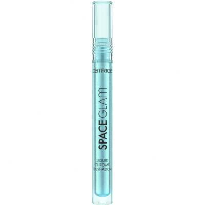 Catrice Space Glam Liquid Chrome Eyeshadow Senčilo za oči za ženske 2,2 ml Odtenek 010 Milky Way