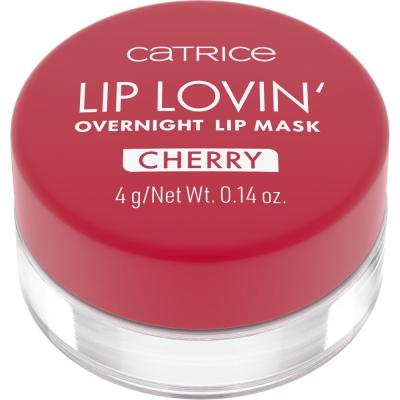 Catrice Lip Lovin&#039; Overnight Lip Mask Balzam za ustnice za ženske 4 g Odtenek 020 Cherry Pop