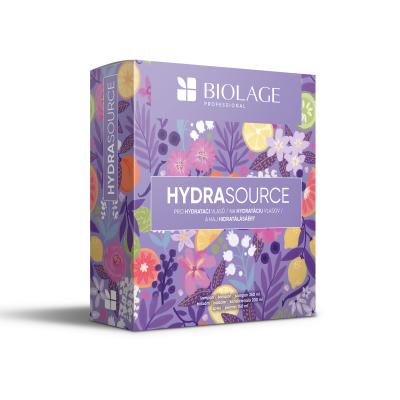 Biolage Hydra Source Darilni set šampon Hydra Source 250 ml + balzam Hydra Source 200 ml + olje za lase All-In-One Multi-Benefit Oil 125 ml