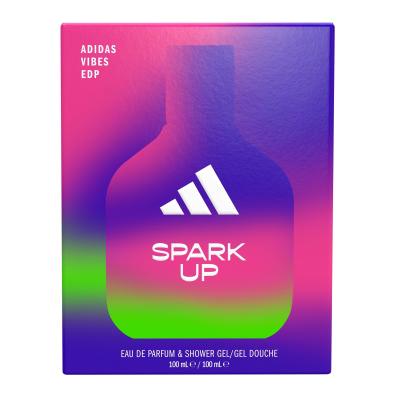 Adidas Vibes Spark Up Darilni set parfumska voda 100 ml + gel za prhanje 100 ml