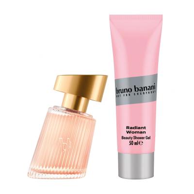 Bruno Banani Radiant Woman Darilni set parfumska voda 30 ml + gel za prhanje 50 ml