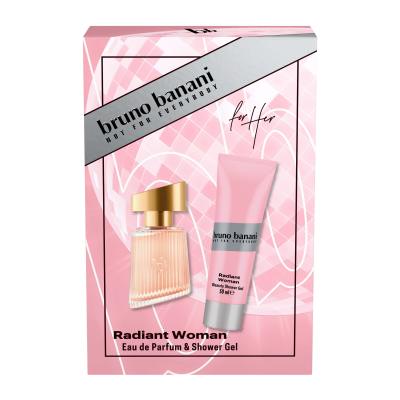 Bruno Banani Radiant Woman Darilni set parfumska voda 30 ml + gel za prhanje 50 ml