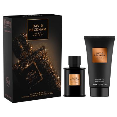 David Beckham Bold Instinct Darilni set parfumska voda 50 ml + gel za prhanje 150 ml