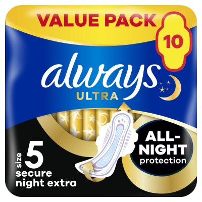 Always Ultra Secure Night Extra Higienski vložek za ženske Set