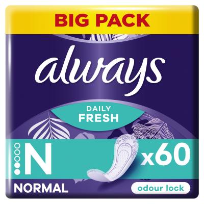 Always Daily Fresh Normal Odour Lock Ščitniki perila za ženske Set