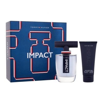 Tommy Hilfiger Impact SET Darilni set toaletna voda 100 ml + gel za prhanje 100 ml + toaletna voda 4 ml