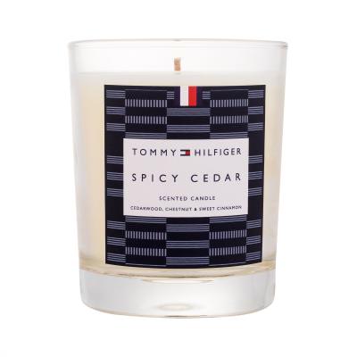 Tommy Hilfiger Scented Candle Spicy Cedar Dišeča svečka 180 g