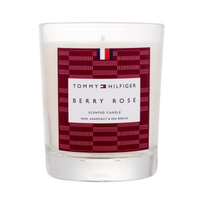 Tommy Hilfiger Scented Candle Berry Rose Dišeča svečka 180 g