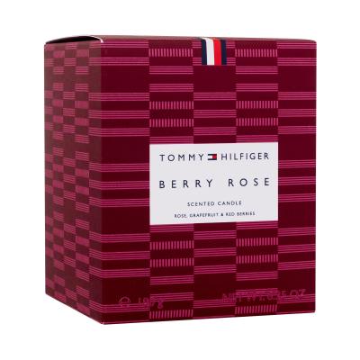 Tommy Hilfiger Scented Candle Berry Rose Dišeča svečka 180 g