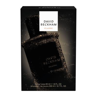 David Beckham Classic Darilni set toaletna voda 50 ml + gel za prhanje 200 ml