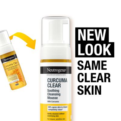 Neutrogena Curcuma Clear Soothing Cleansing Mousse Čistilna pena 150 ml