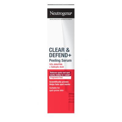 Neutrogena Clear &amp; Defend+ Peeling Serum Serum za obraz 30 ml