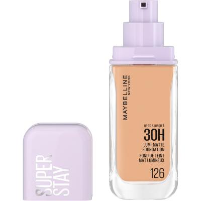 Maybelline Super Stay Lumi-Matte Foundation Puder za ženske 35 ml Odtenek 126