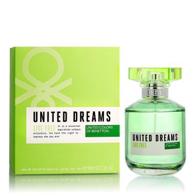 Benetton United Dreams Live Free Toaletna voda za ženske 80 ml