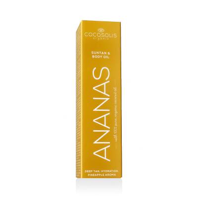 COCOSOLIS Suntan &amp; Body Oil Ananas Zaščita pred soncem za telo za ženske 110 ml