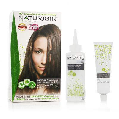 Naturigin Permanent Hair Colour Barva za lase 115 ml Odtenek Light Chocolate Brown 5.0