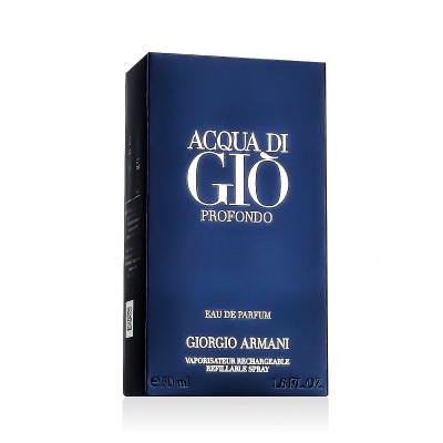 Giorgio Armani Acqua di Giò Profondo 2024 Parfumska voda za moške za ponovno polnjenje 50 ml