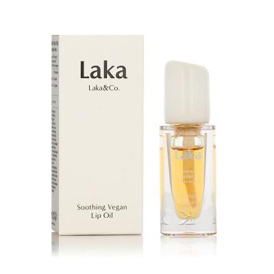 Laka Soothing Vegan Lip Oil Olje za ustnice 4,5 ml Odtenek Nourishing Yellow
