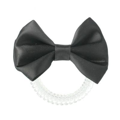 Invisibobble Bowtique Spiral Hair Ring Elastika za lase za ženske 1 kos Odtenek True Black